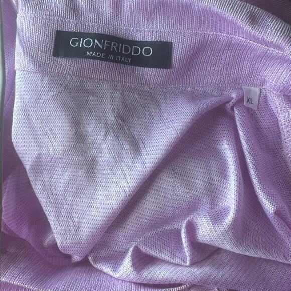 Gionfriddo Button Up Shirt Men's Size XL Pink Cotton Lightweight Summer - Picture 4 of 7